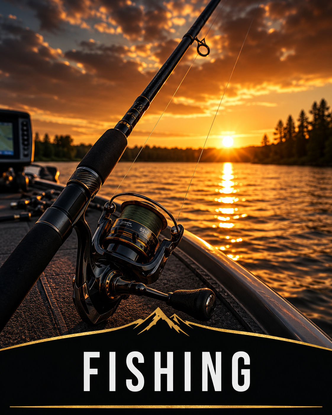 Fishing rods, reels, tackle, and accessories recommended by Team Moore Outdoors