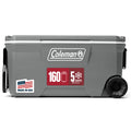 Coleman Classic Series 100-Quart Wheeled Cooler | Rock | Cup Holder