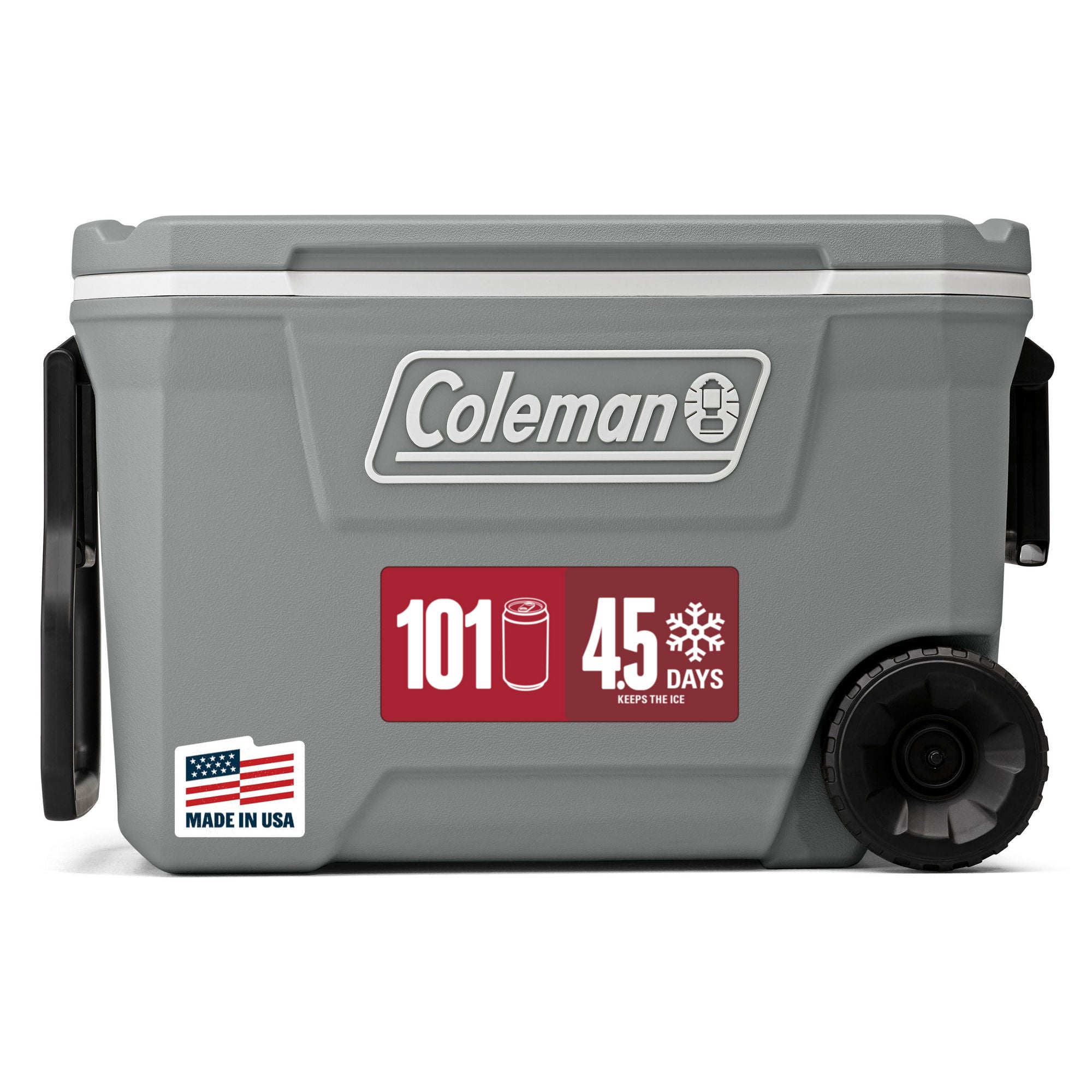 Coleman Classic Series 62-Quart Hard Cooler | Rock | Cup Holder