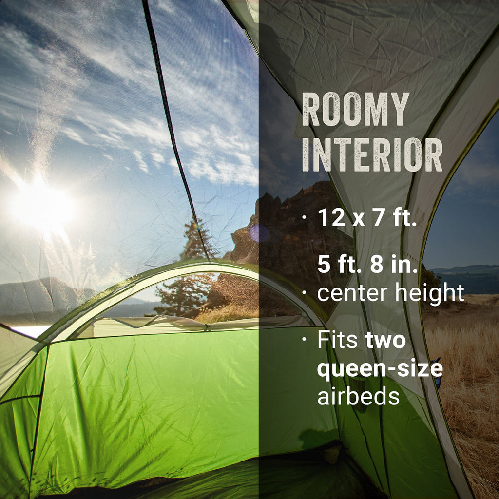 Coleman Montana™ 8-Person Tent | 16 ft x 7 ft | Palm Green