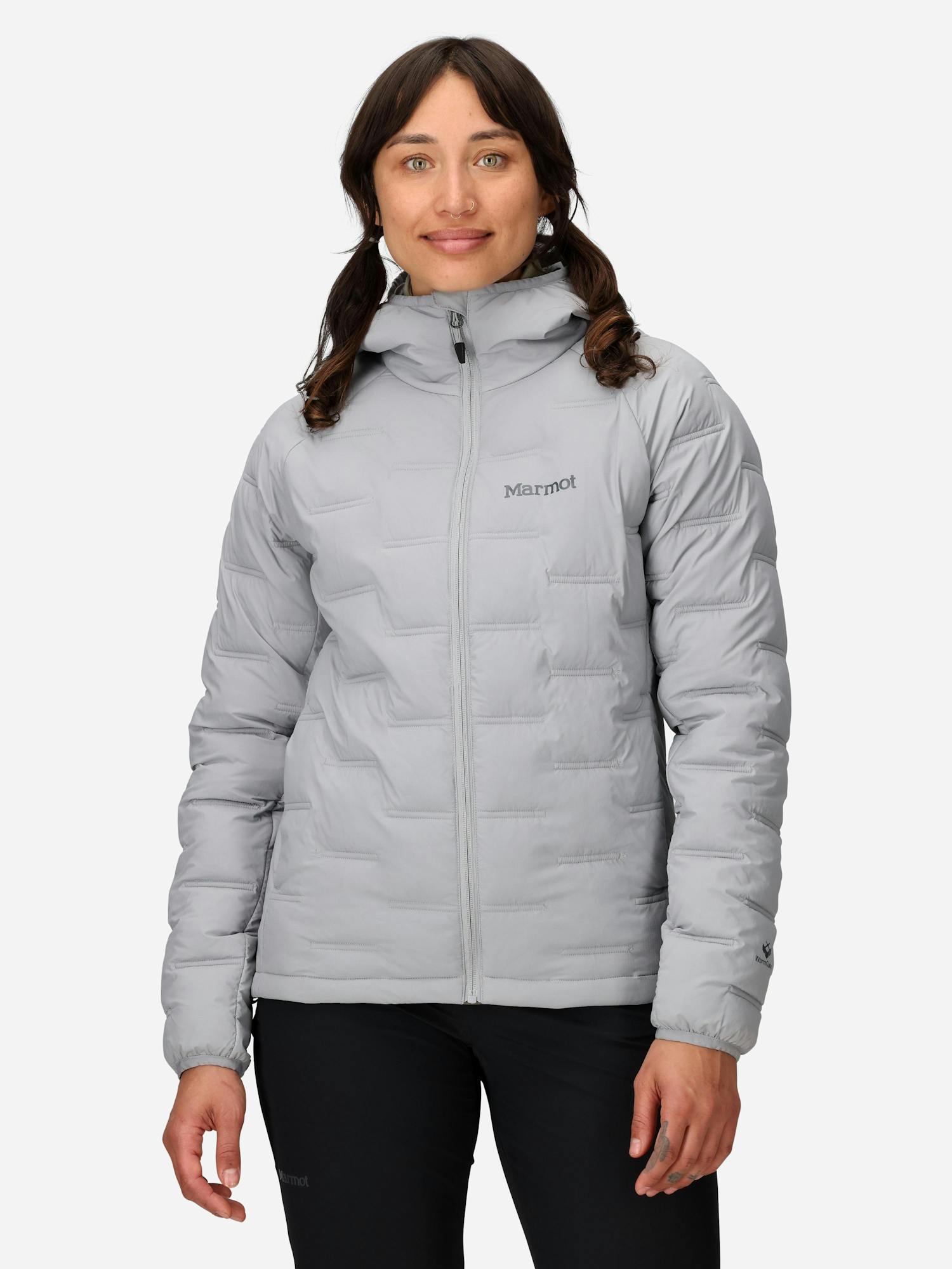 Marmot Women's WarmCube™ Active Novus Insulated Hoody in Sleet | Down
