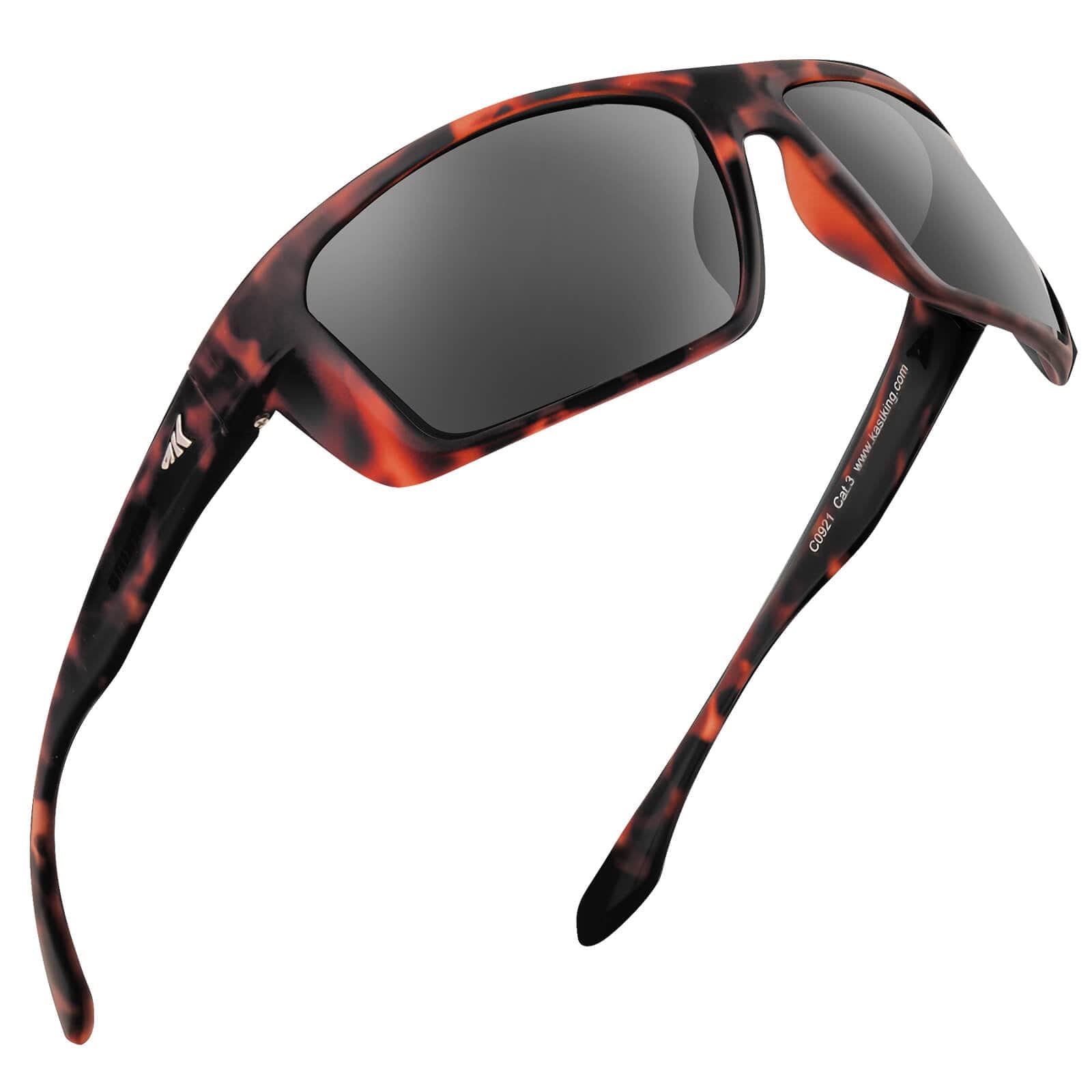KastKing Huzzah Polarized Sport Sunglasses for Men and Women, Ideal for Driving Fishing Cycling and Running,UV Protection