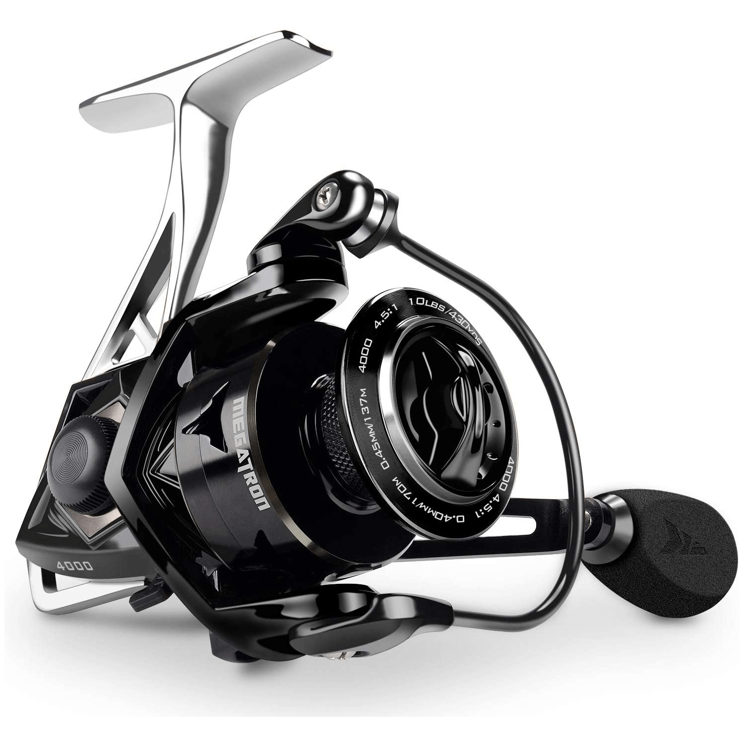 KastKing Megatron Spinning Reel, Black, Size 2000-6000