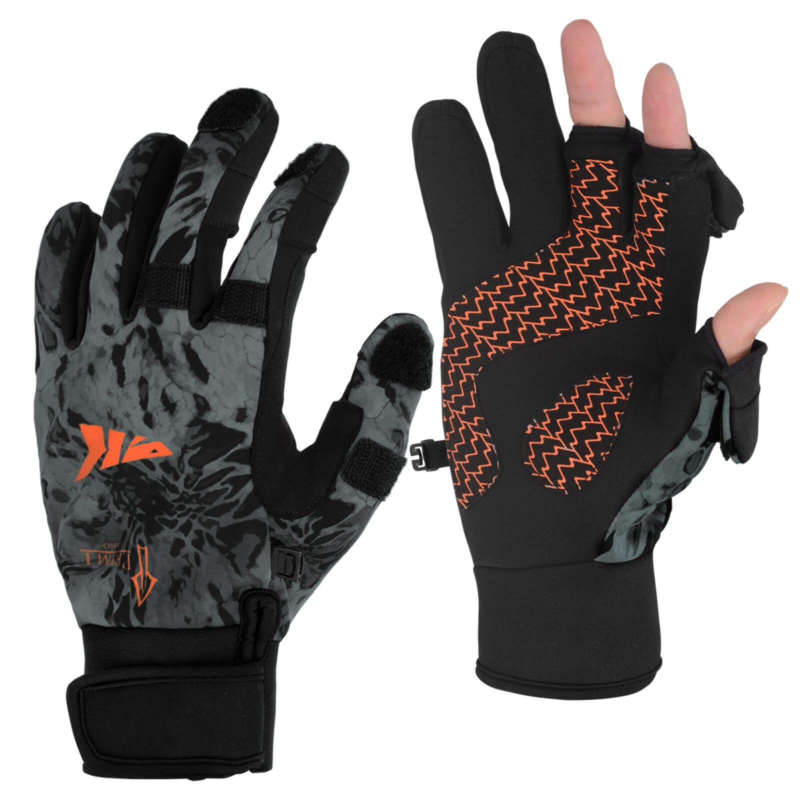 KastKing Mountain Mist Winter Fishing Gloves, Best Winter Warm Gloves for Fishing