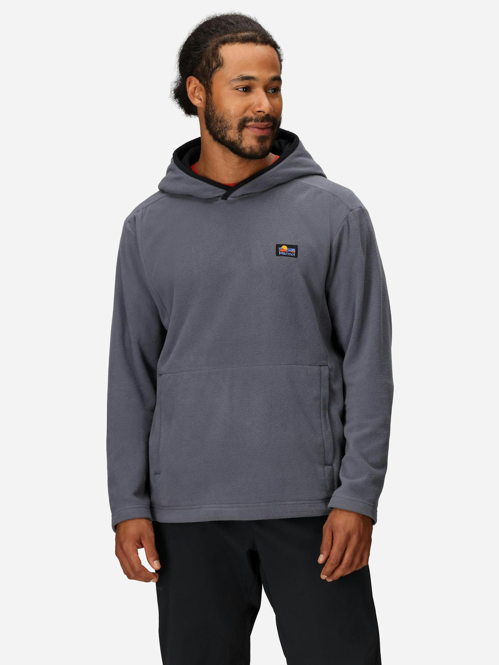 Marmot Men’s Flagstone Ultra Soft Fleece Pullover Hoody (Fall 2025) in Steel Onyx
