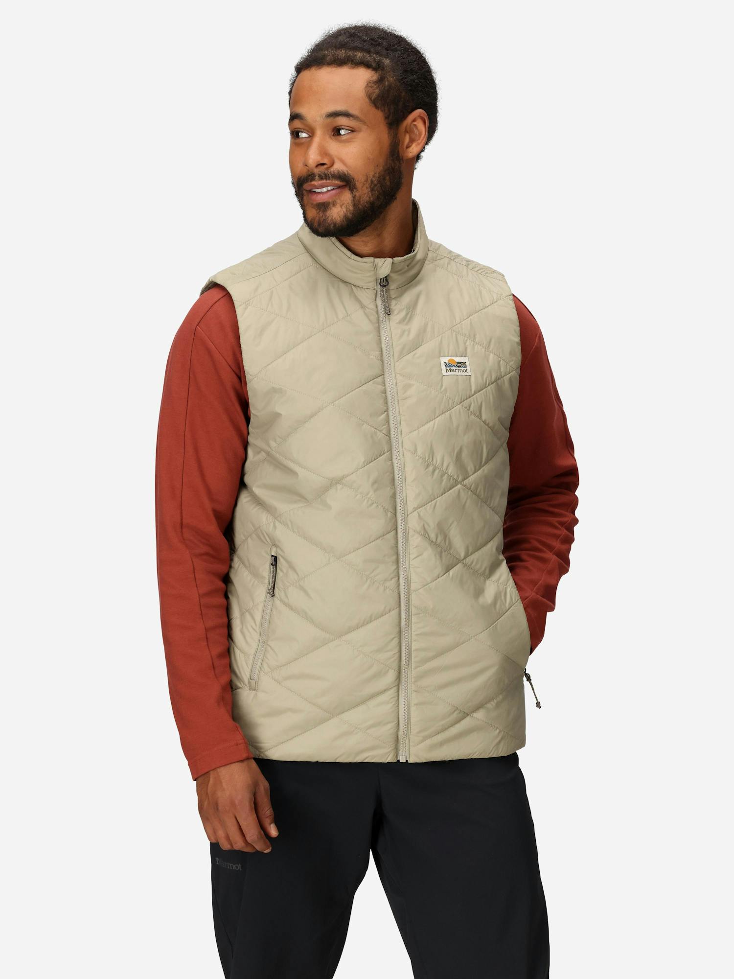 Marmot Men's Stinson Insulated Vest in Shale Grey