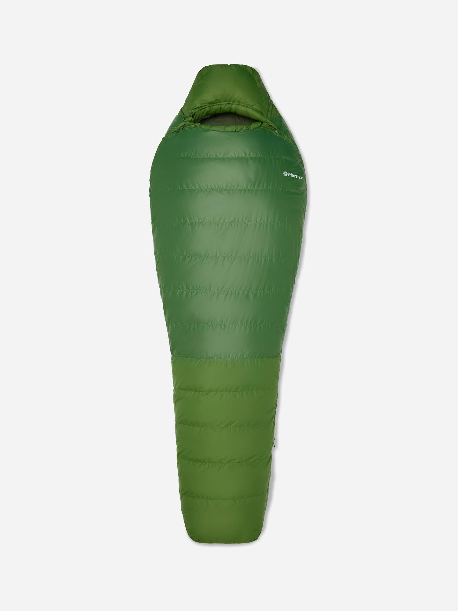 Marmot Mad River Down 30° Long Sleeping Bag in Foliage/Rosin Green