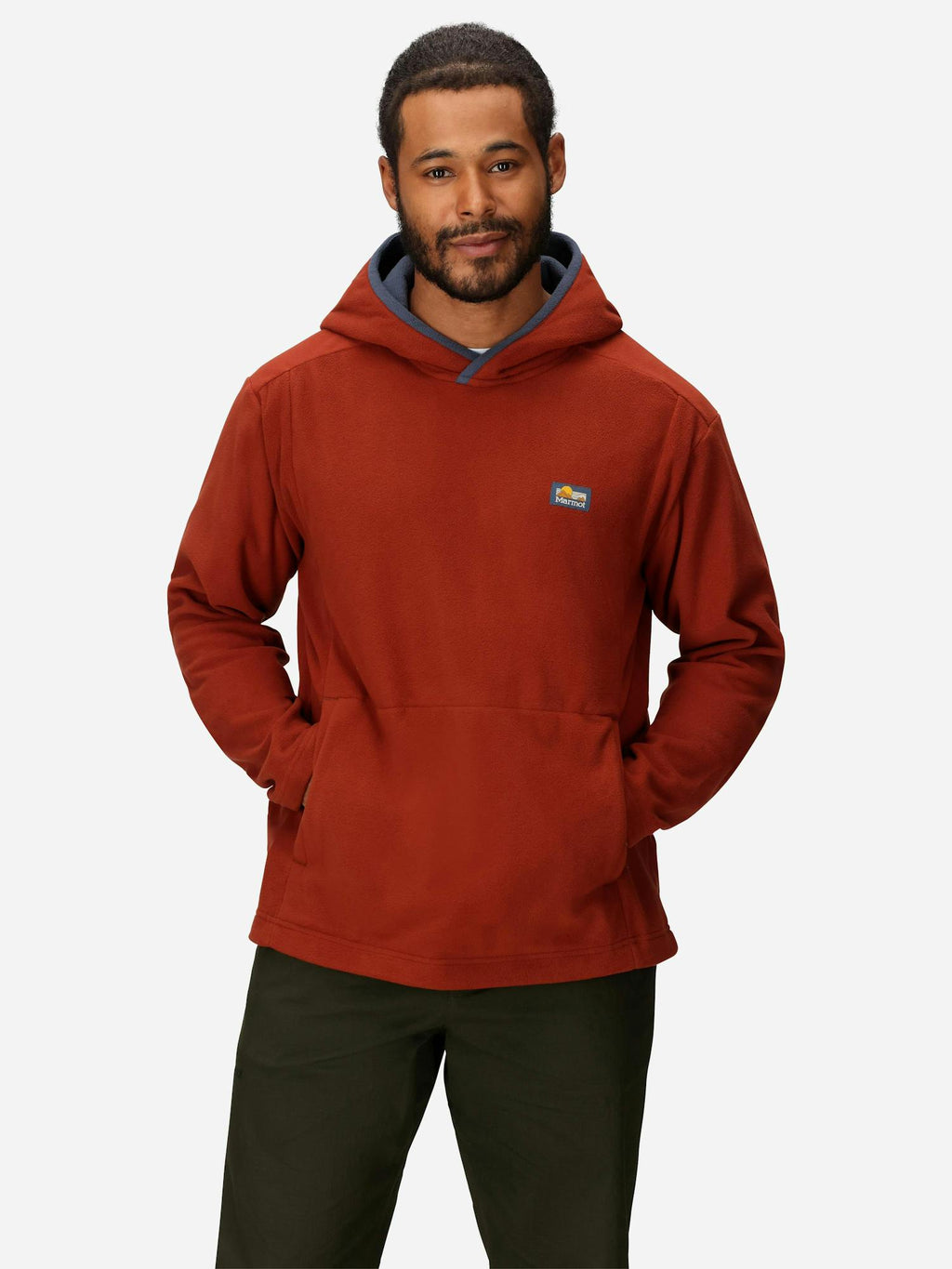 Marmot Men’s Flagstone Ultra Soft Fleece Pullover Hoody (Fall 2025) in Pecan