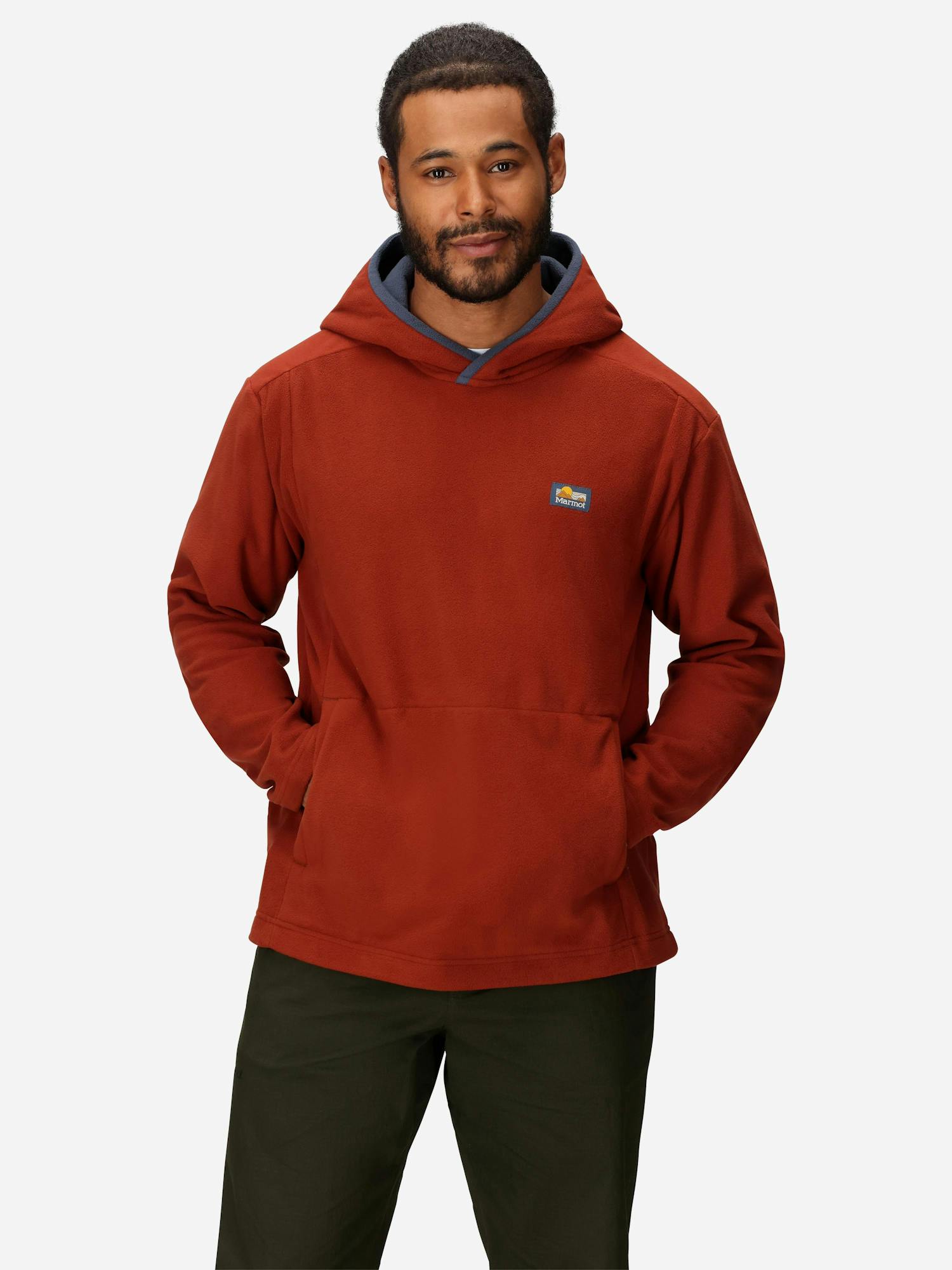 Marmot Men’s Flagstone Ultra Soft Fleece Pullover Hoody (Fall 2025) in Pecan