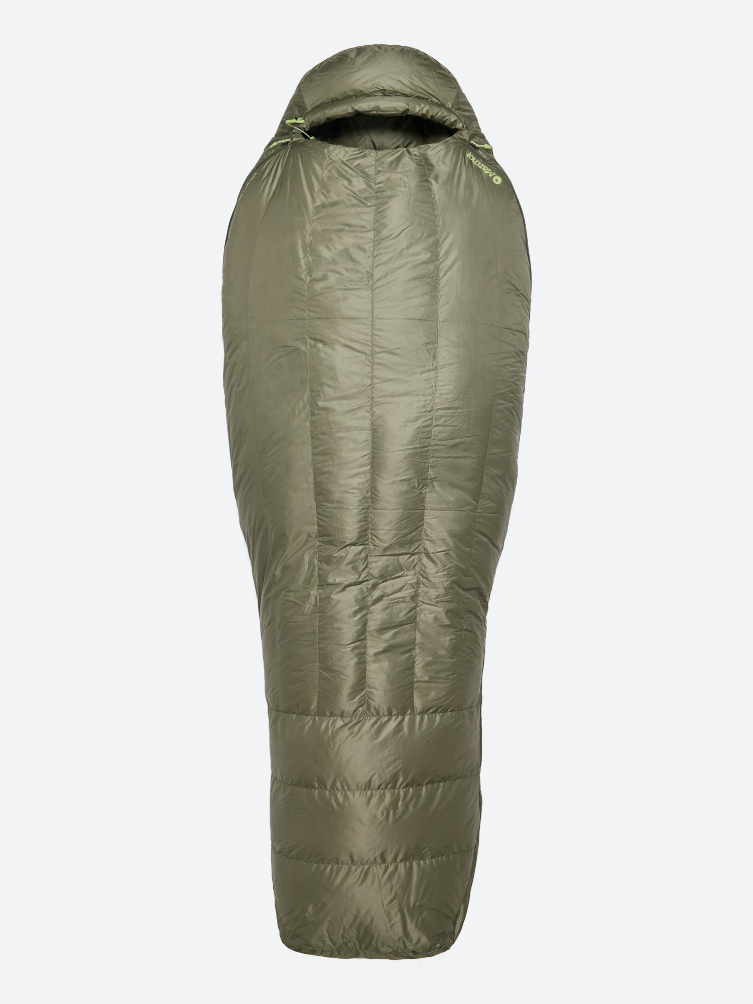 Marmot HiberNest Down 30° Sleeping Bag in Olive Grove/Nori