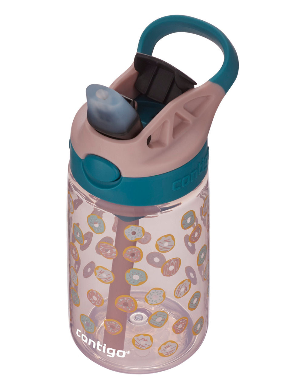 Contigo® Kids Straw Water Bottle with AUTOSPOUT® Lid | 14oz | Doughnuts