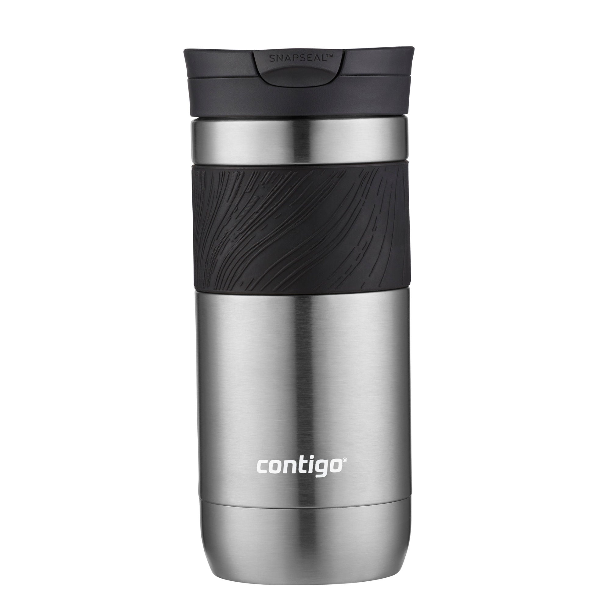 Contigo® Byron 2.0 Stainless Steel Travel Mug with SNAPSEAL™ Lid and Grip | 16oz | Cup Holder