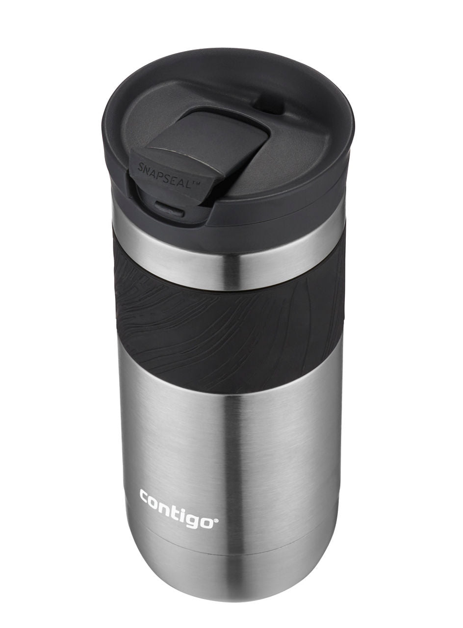 Contigo® Byron 2.0 Stainless Steel Travel Mug with SNAPSEAL™ Lid and Grip | 16oz | Cup Holder
