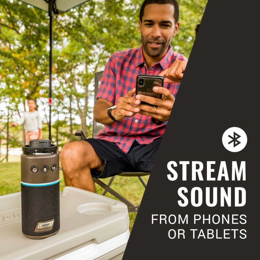 Coleman OneSource™ Bluetooth® Wireless Speaker & Rechargeable Battery | Black