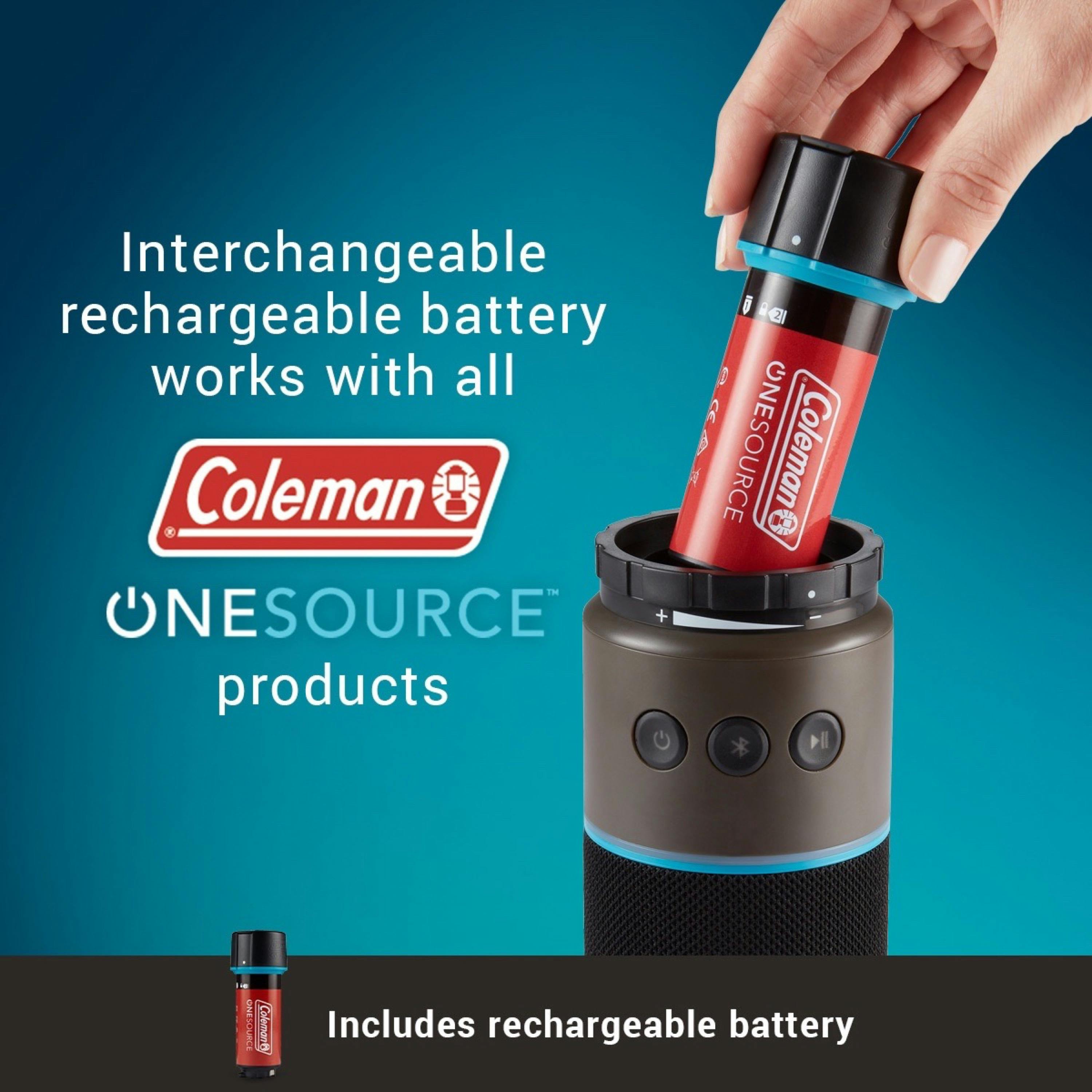 Coleman OneSource™ Bluetooth® Wireless Speaker & Rechargeable Battery | Black