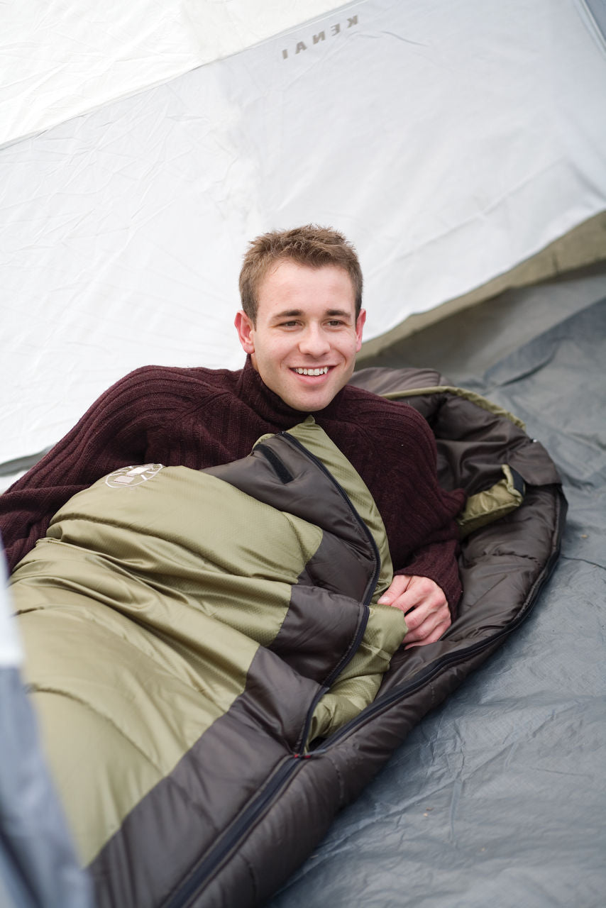 Coleman North Rim™ Adult Mummy Sleeping Bag | 82 X 32 | Brown