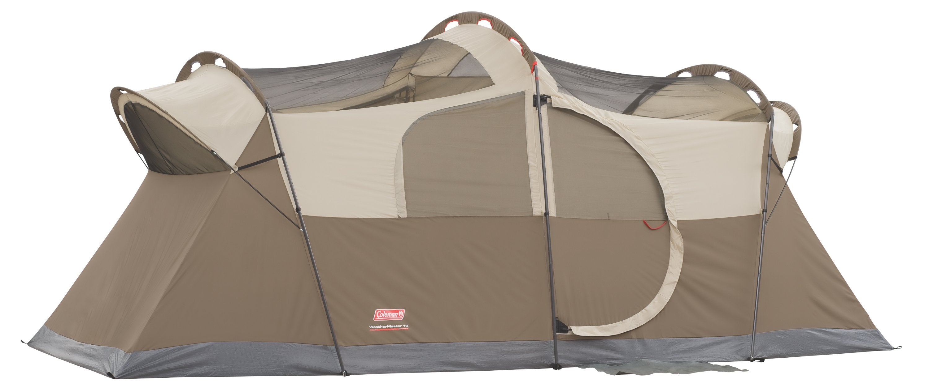 Coleman WeatherMaster® 10-Person Tent | 17 ft x 9 ft x 6 ft | Tan