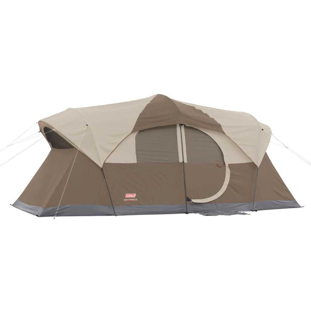 Coleman WeatherMaster® 10-Person Tent | 17 ft x 9 ft x 6 ft | Tan