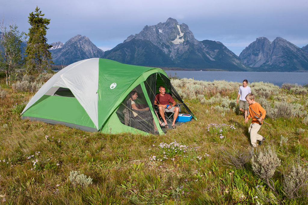 Coleman Evanston™ Screened 8 Tent | 15 ft x 12 ft | Palm Green