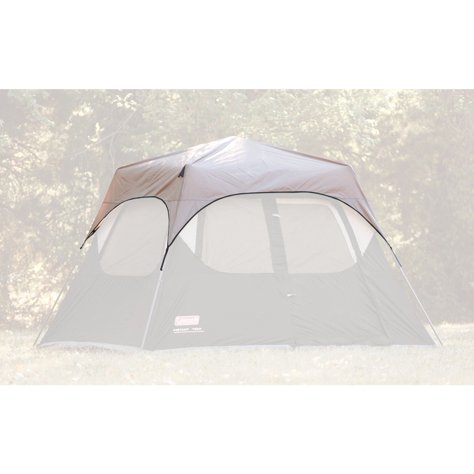 Coleman 4-Person Instant Tent Rainfly Accessory | 96 x 84 | Grey