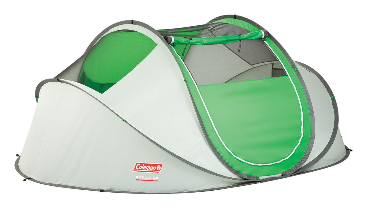 Coleman 4-Person Pop-Up Tent | 9 x 2 ft. | Green