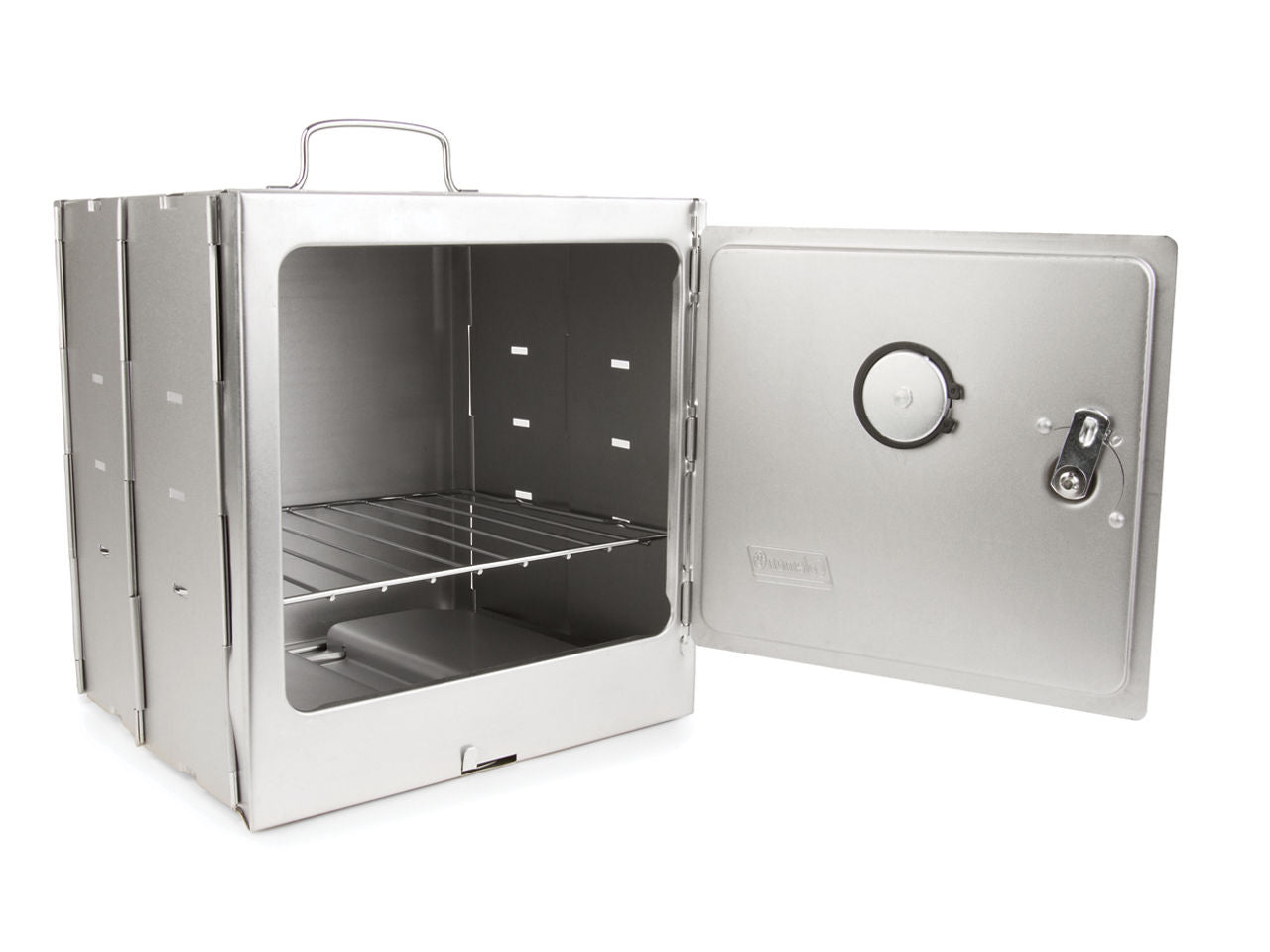 Coleman Portable Camping Oven | 13.5"L x 12.9"W x 3.3"H,"eComFeature6"BenefitLong":"WARRANTY: 1-year limited warranty | Silver