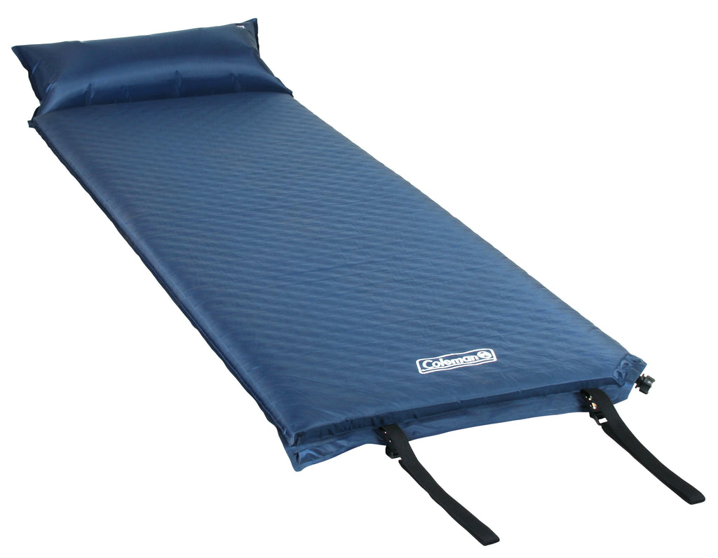 Coleman Self-Inflating Sleeping Pad with Pillow | 76 x 25 x 2.5 | Navy