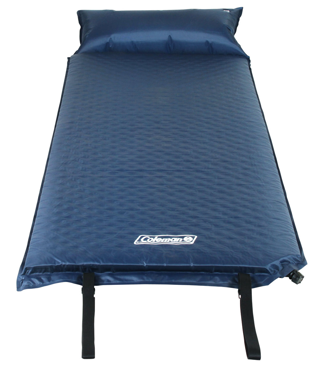 Coleman Self-Inflating Sleeping Pad with Pillow | 76 x 25 x 2.5 | Navy