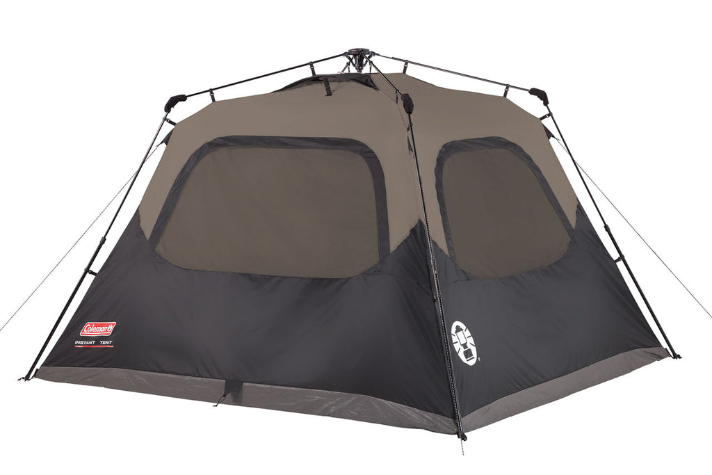 Coleman 4-Person Cabin Camping Tent with Instant Setup | 8 x 7 ft | Black
