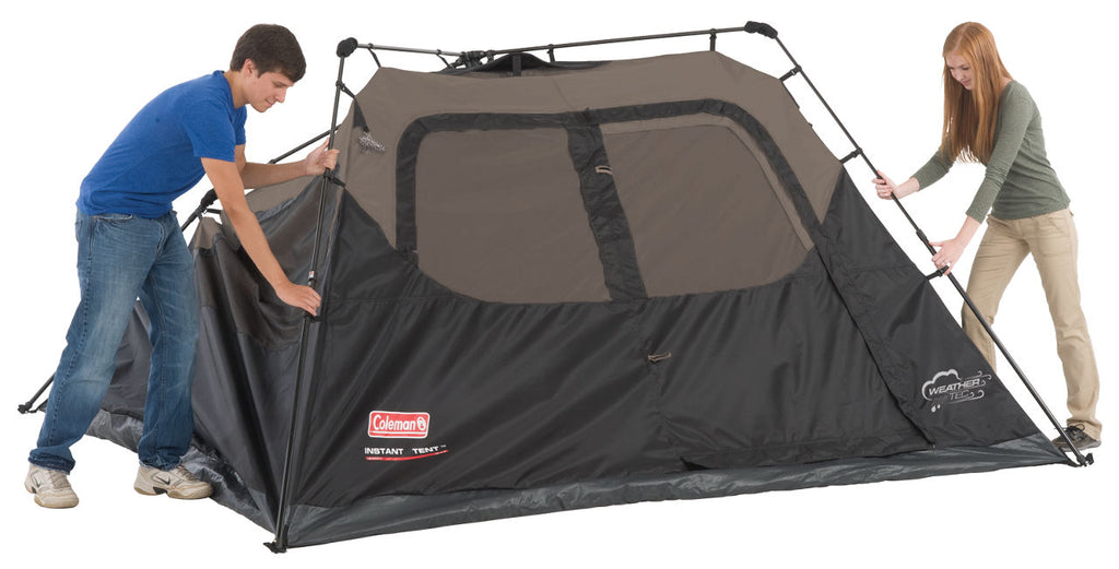 Coleman 6-Person Instant Cabin | 10 x 9 ft | Black & Grey