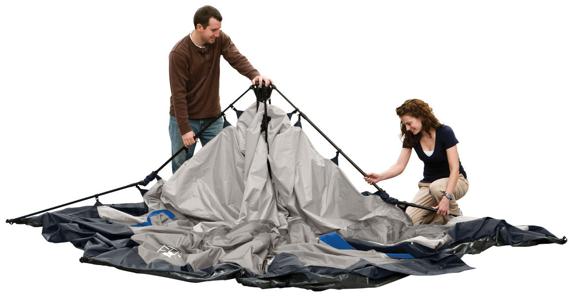 Coleman 8-Person Instant Cabin Tent | 14 ft x 10 ft | Blue