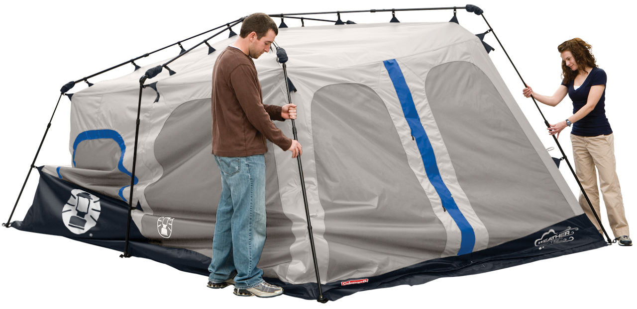 Coleman 8-Person Instant Cabin Tent | 14 ft x 10 ft | Blue