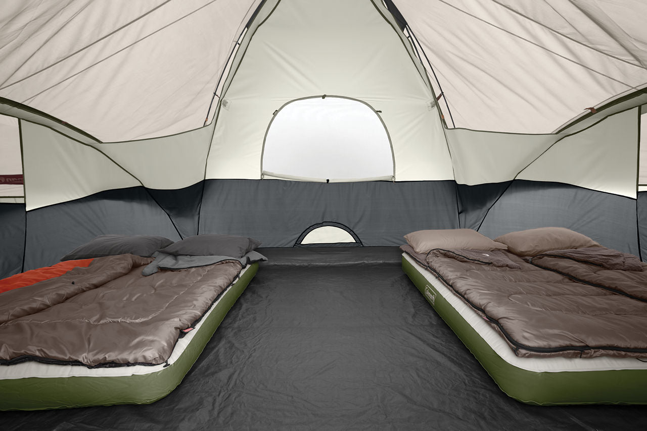 Coleman 8-Person Red Canyon™ Dome Camping Tent | 17ft x 10 ft x 6 ft | Black