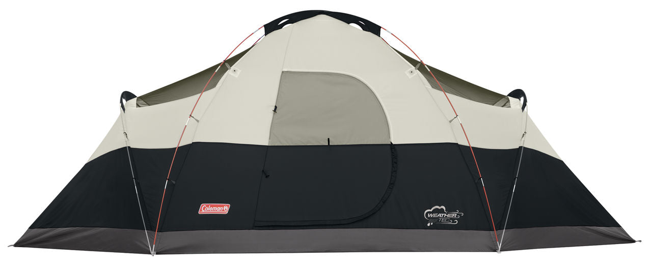 Coleman 8-Person Red Canyon™ Dome Camping Tent | 17ft x 10 ft x 6 ft | Black