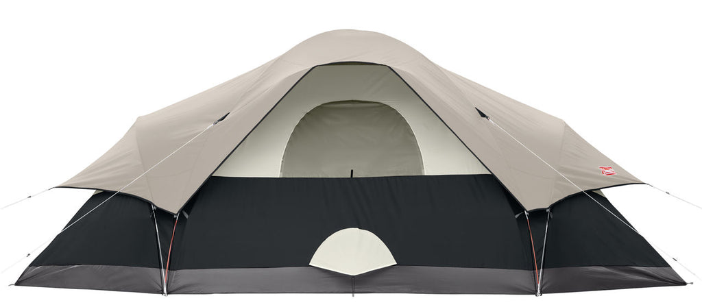 Coleman 8-Person Red Canyon™ Dome Camping Tent | 17ft x 10 ft x 6 ft | Black