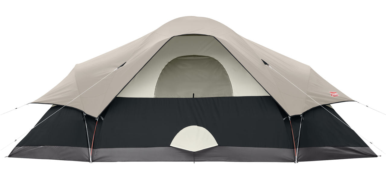 Coleman 8-Person Red Canyon™ Dome Camping Tent | 17ft x 10 ft x 6 ft | Black