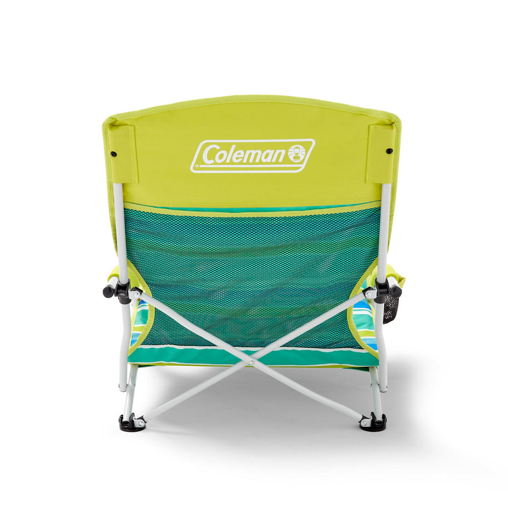 Coleman Utopia Breeze™ Beach Sling Chair | Yellow | Cup Holder | Supports Up To 250 lbs