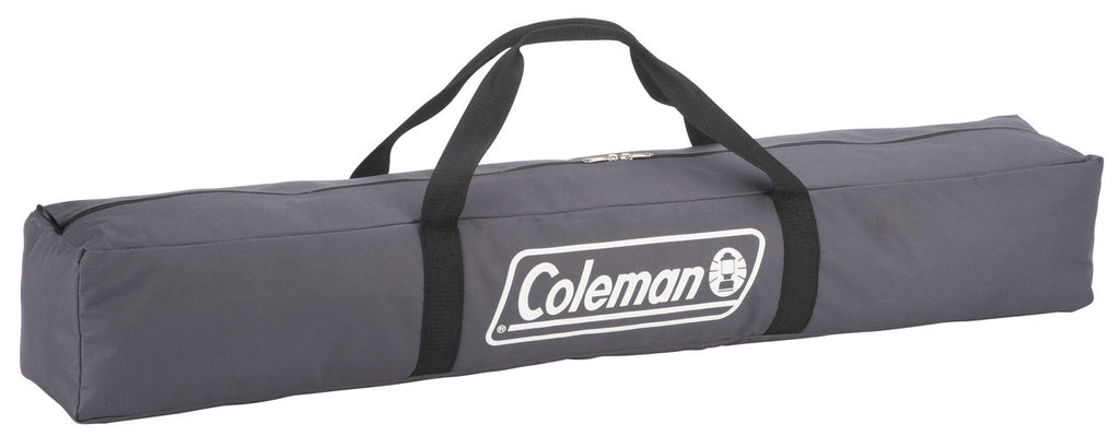 Coleman Pack-Away® Camping Cot with Side Table | Grey | Cup Holder