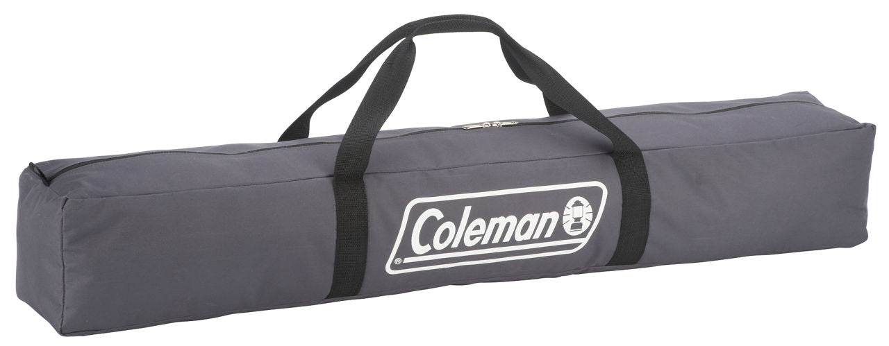 Coleman Pack-Away® Camping Cot with Side Table | Grey | Cup Holder