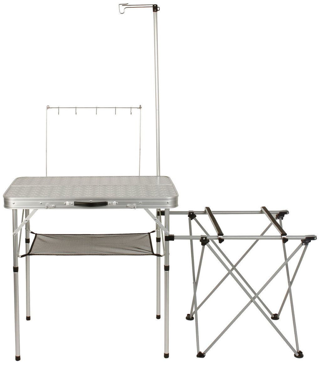 Coleman Pack-Away™ Folding Camp Kitchen | Grey & White