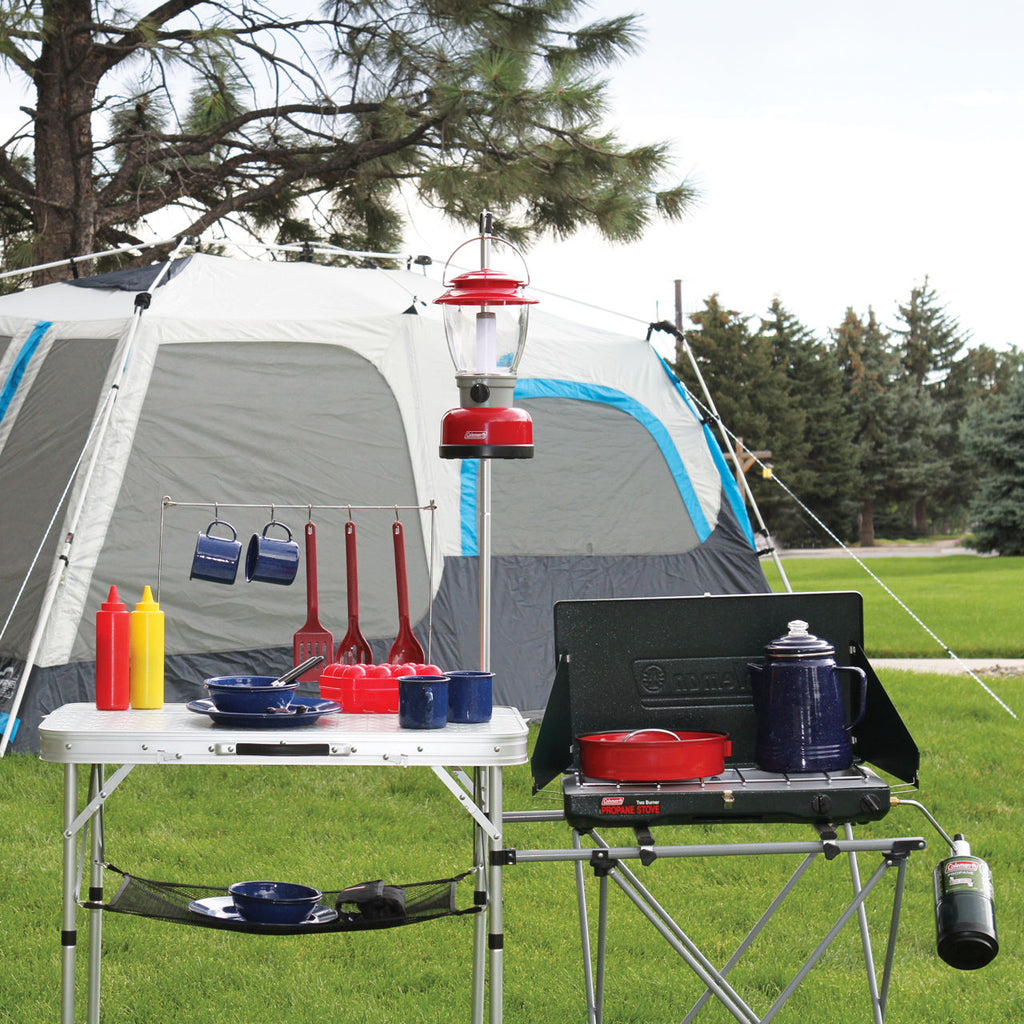 Coleman Pack-Away™ Folding Camp Kitchen | Grey & White
