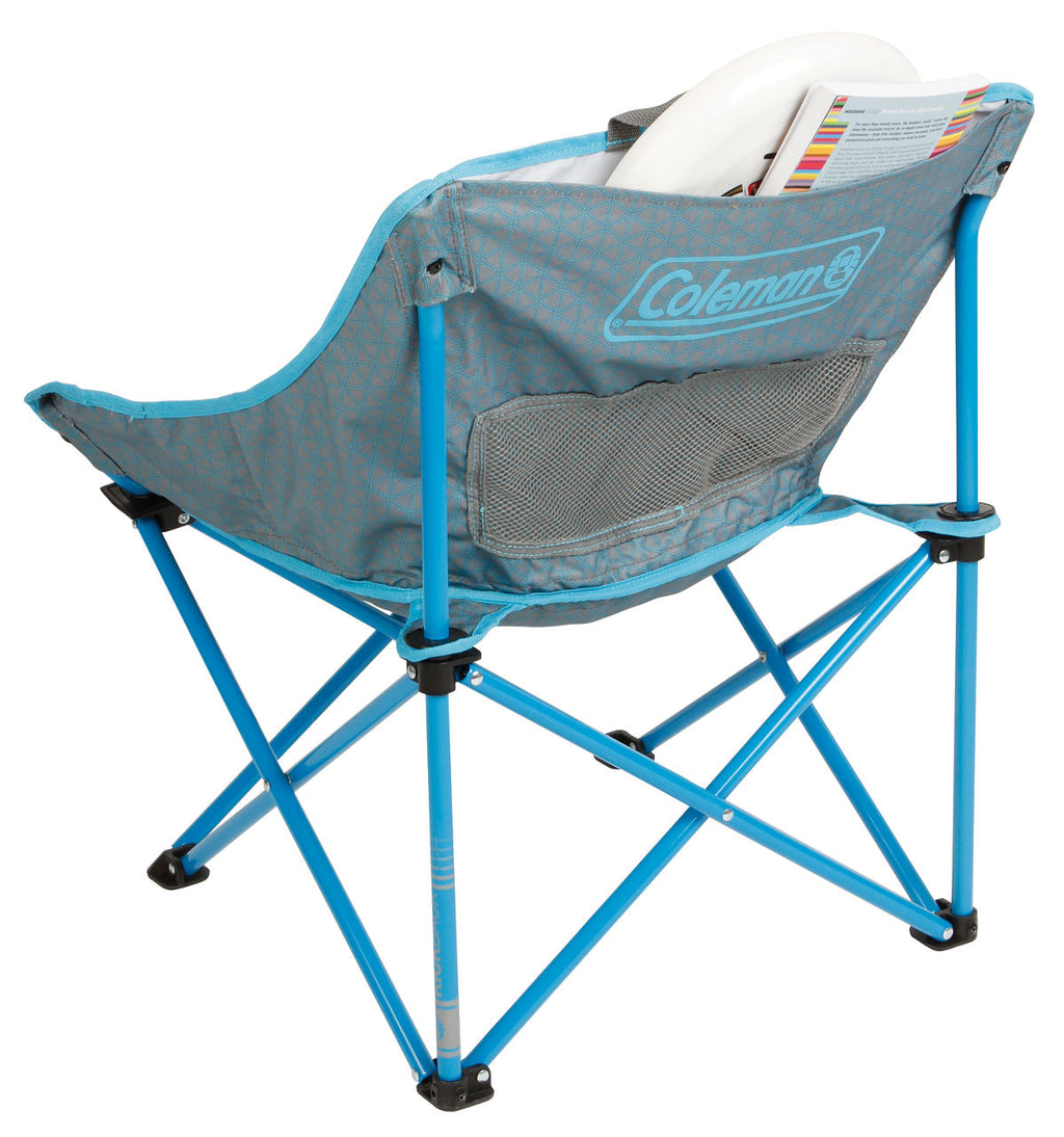 Coleman® Kickback Breeze Chair | Blue | Strong Steel Frame | Supports Up To 250 lbs