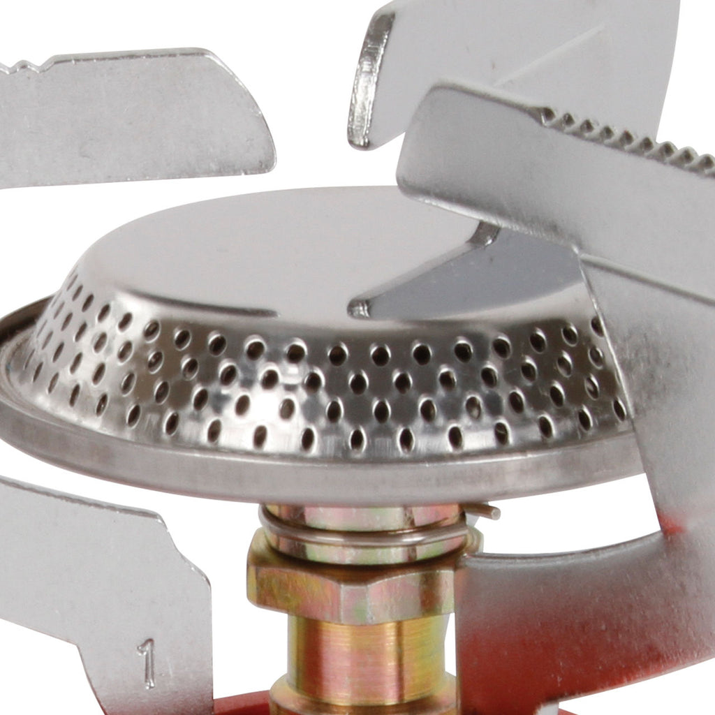 Coleman Single Burner Backpacking Butane/Propane Stove | Red