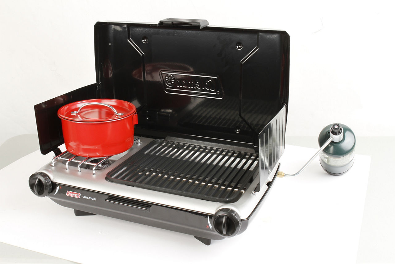 Coleman Tabletop Propane Gas Camping Grill/Stove | 2-Burner | Black