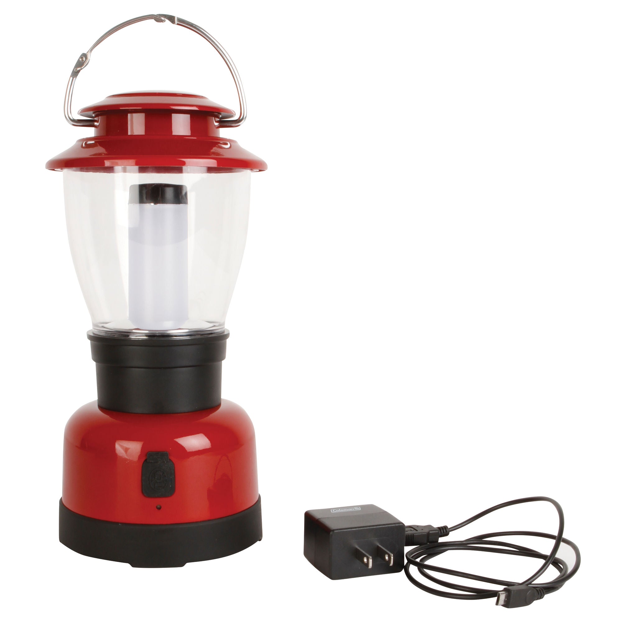 Coleman 400 Lumens Classic Rechargeable LED Lantern | Red