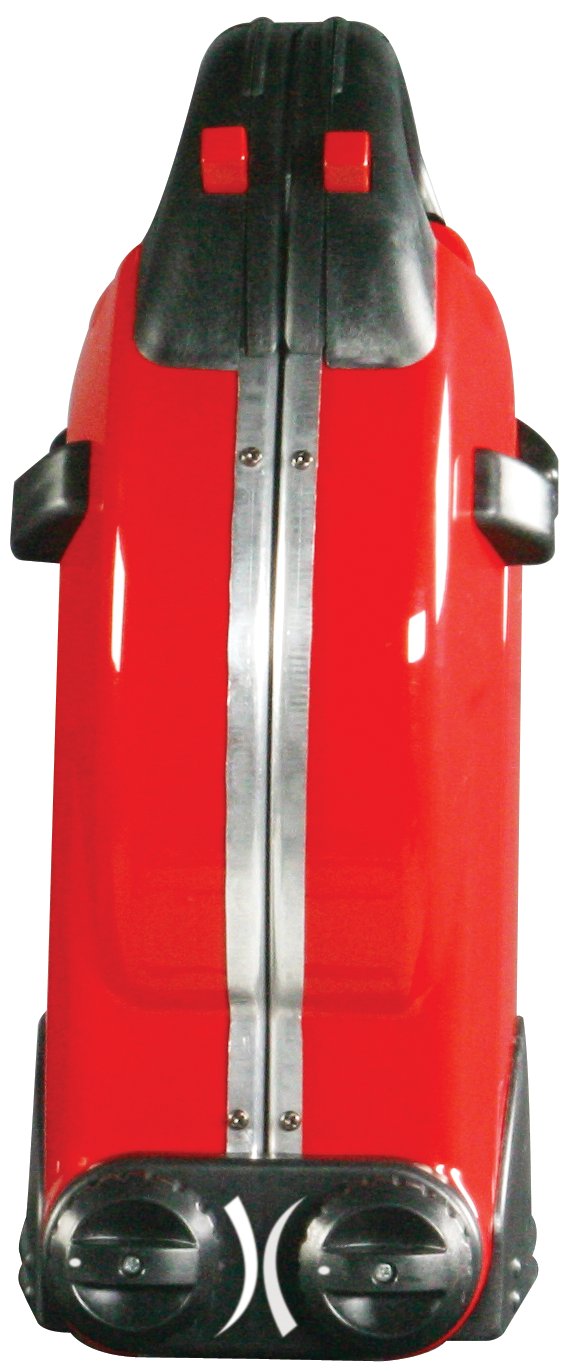 Coleman Fold N Go™ Propane Stove | Red | 10,000-BTUs | 2 Independently Adjustable Burners | Easy Cleaning | Push-Button Ignition