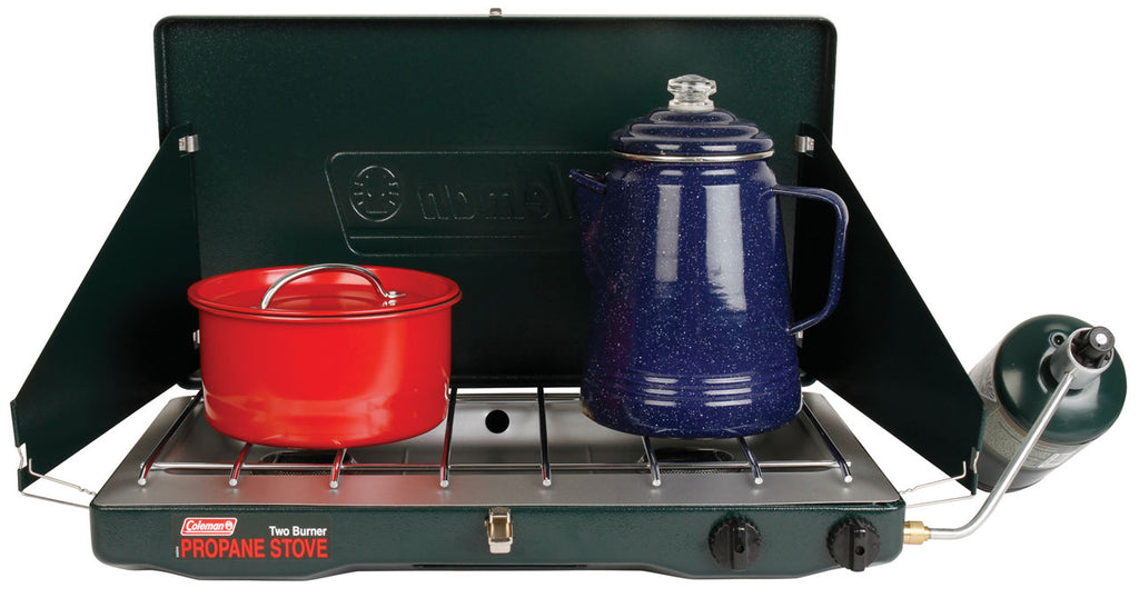 Coleman Classic Propane Gas Camping Stove | 2-Burner | Green