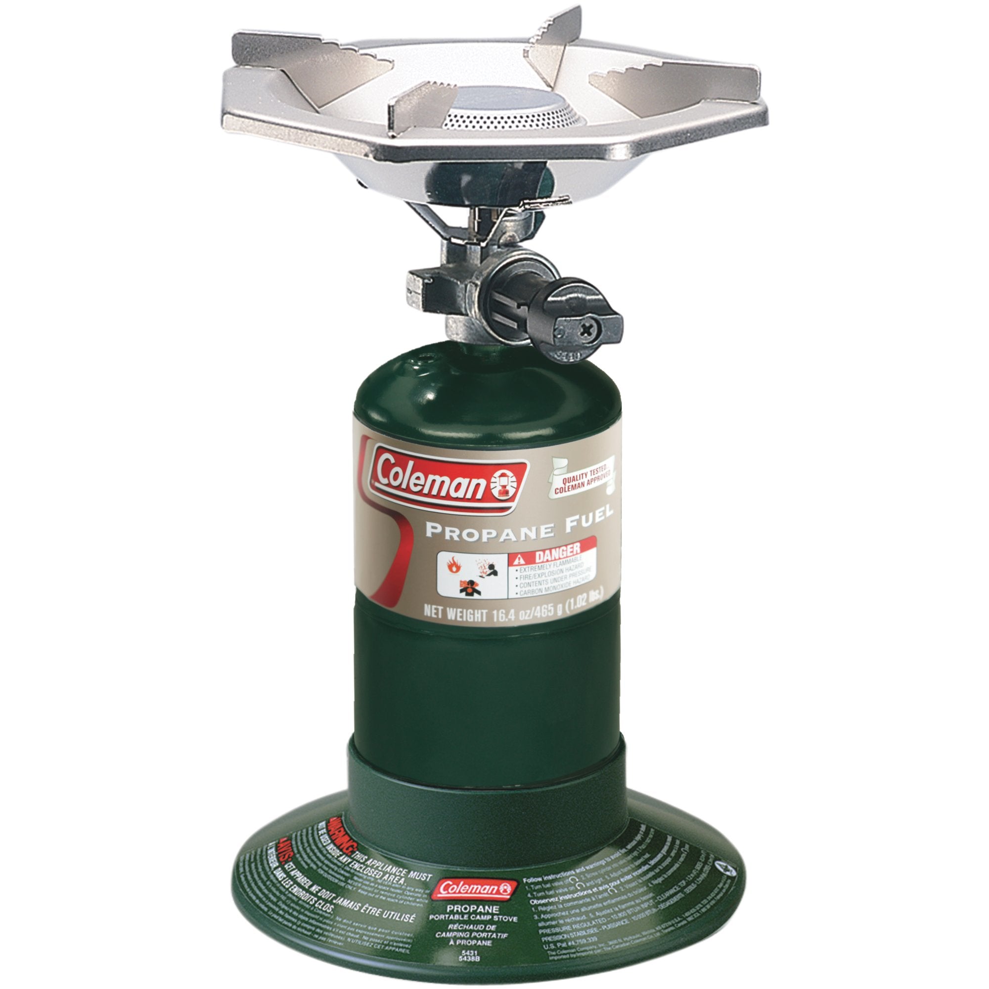 Coleman Bottle Top Propane Stove | Green