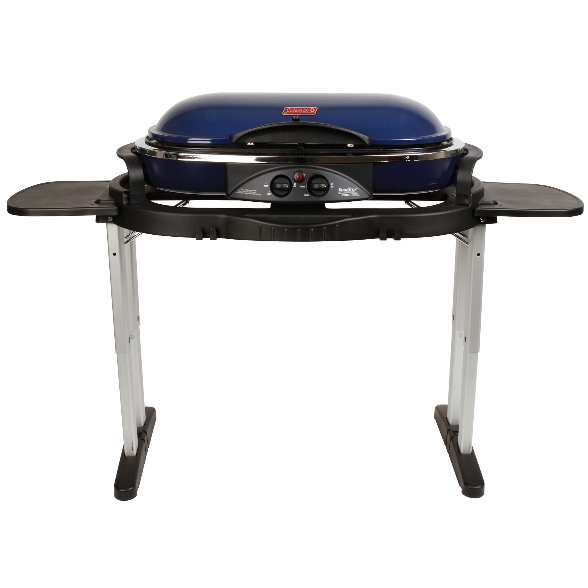 Coleman RoadTrip® LX Standup Propane Gas Grill | Blue | Push-Button Ignition
