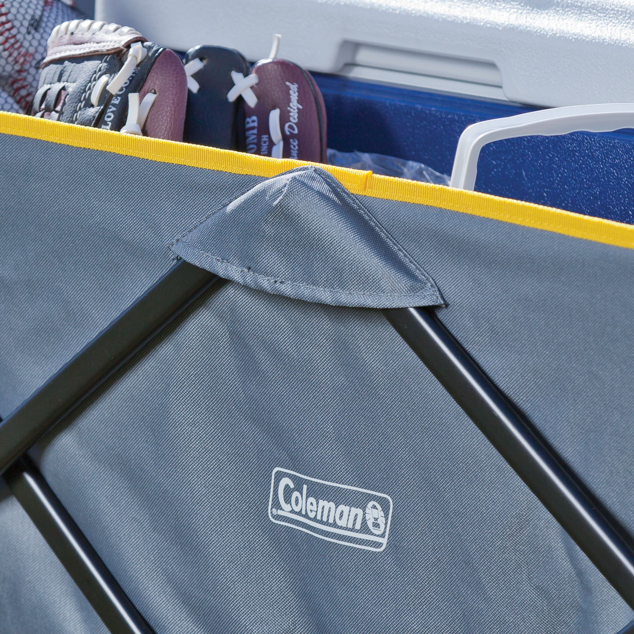 Coleman Camp Wagon | Yellow & Grey | Strong Steel Frame